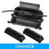 Compact Black Waterproof Junction Box with Upgraded Claws and Mounting Hole for Safe Power Extension