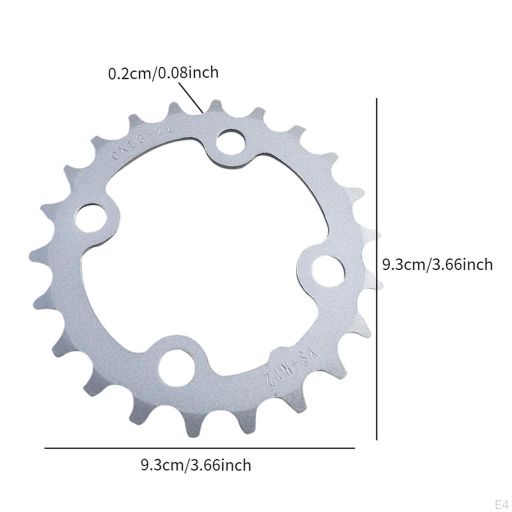 Bike Chainring Bicycle Single Chain Ring 22T Spare Parts Lightweight Cycling Accessories Repairing