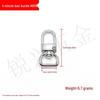 Alloy Door Buckle & Keychain Ornament Webbing Metal Hook for DIY Accessories