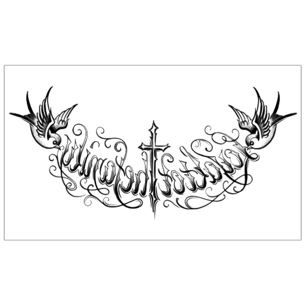 Semi-Permanent Dragon Head Stickers Long Lasting Dragon Head Chest Stickers  Men