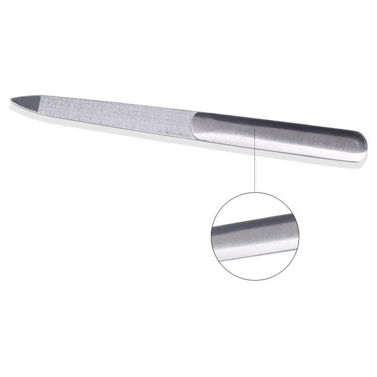 1 PC Stainless Steel Files Nail File Buffer Metal Grinding Sanding Manicure Pedicure Scrub Nail Art Tools Manicure Pedicure Tools