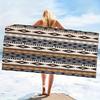 Vibrant Graphic Retro Totem Beach Towel - Ultra Absorbent & Fast Drying Microfiber, Perfect for Picnic & Summer Vibes Decor