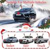 Car Christmas Decor Reindeer Antlers Headband Window Car Accessories Holiday Auto Styling for Christmas Festive Car Decoration