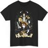 Anime K-On T-Shirt Kurzarm T-Shirt Mode Grafik-T-Shirts Coole Lässige Oberteile Schwarz