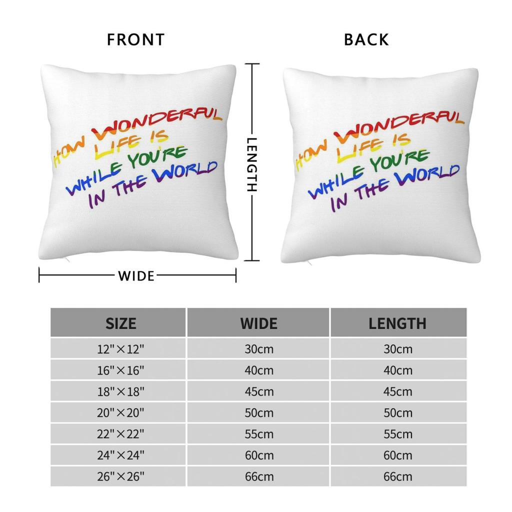 Elton John Your Song Pillowcase Polyester Linen Velvet Pattern Zip Decor Pillow Case Bed Cushion Cover