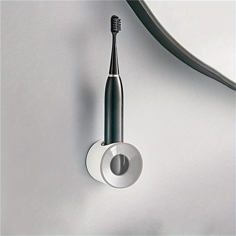 

Держатель для зубных щеток Ванная комната Держатель для электрических зубных щеток Настенный Без сверления Прочный Простой Органайзер для хранения Держатель серый