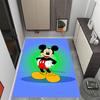 Mickey Mouse In Starry Night Disney Cartoon Theme Anti-Slip Rug - Polyester, Home Decor, Suitable for Bedrooms, Living Rooms, Doorways, and Studios