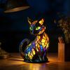 3D Rainbow Pony LED Night Light Handmade Resin Dog Lamp USB-Powered Ambient Lighting for Bedroom Desk Energy-Saving Gift for Pet Lovers & Home Decor