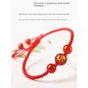 Kids Bracelet Female Snake Year Dragon Boat Festival Red Agate Colorful Braided Rope Red Woven Red Rope Girl Girl Boy Carrying Strap