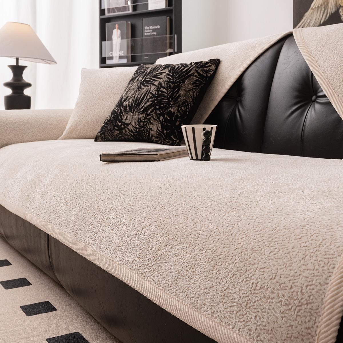 

Подушка для дивана, Подушка для дивана во французском кремовом стиле, Защитный чехол для мебели, Подходит для спальни и гостиной, Домашний декор для гостиной в едином стиле 90 * 160cm single pack