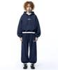 PRINOAR Small Slow And Soft String One-Pleat Wide Pants - Navy