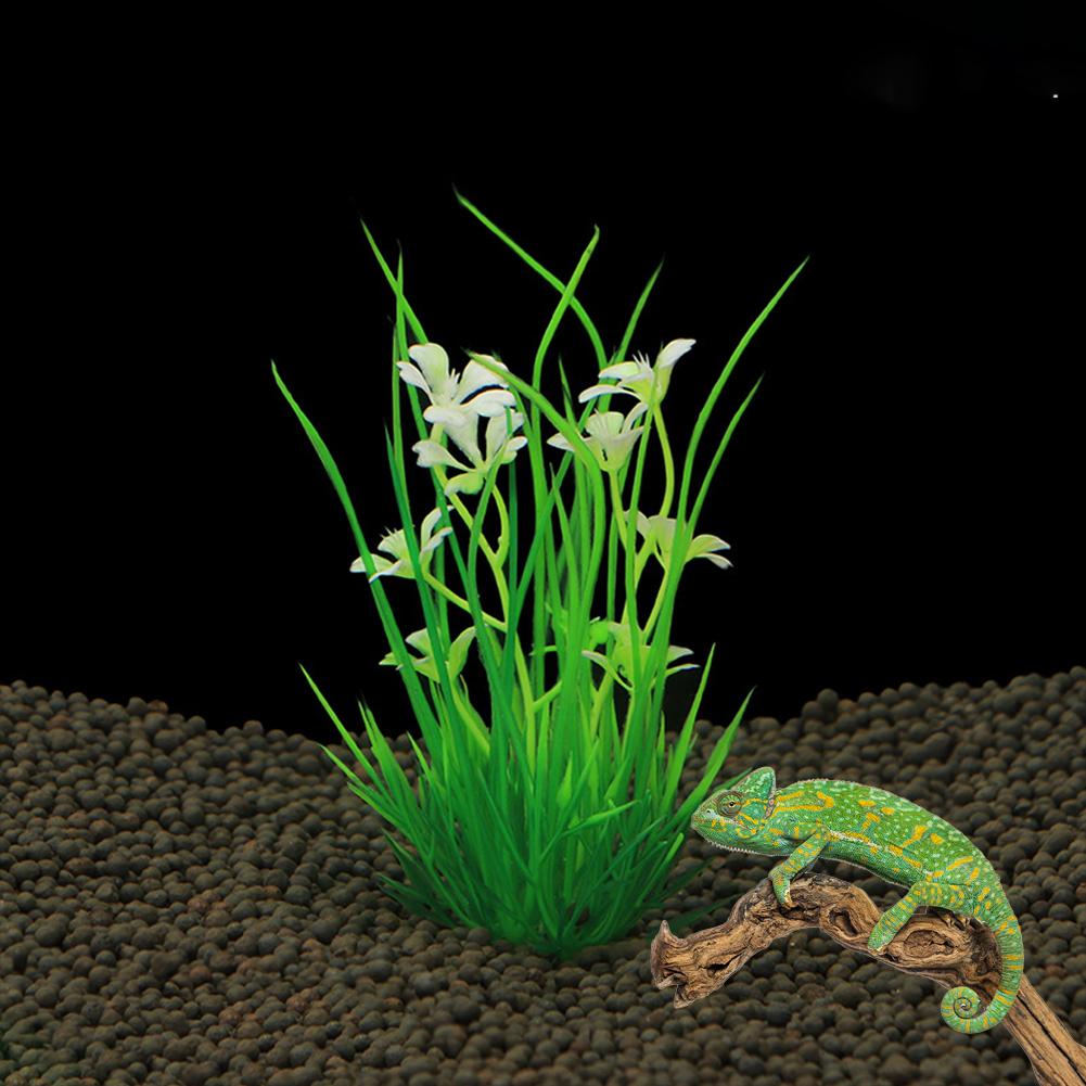 Künstliche Unterwasser-Wasserpflanzen-Ornamente, lebensechte Simulationsblumenpflanzen für Aquarium-Fischglas-Landschaftsdekoration