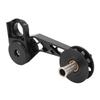 Chain Tensioner 8T Pulley Aluminum Alloy 5 6 7 Speed Chain Tensioner for Brompton Pline Tline Models Black