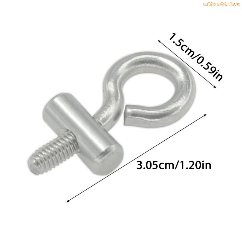 K1AE Multifunctional 6mm Piping Clamps Stainless Rails Fasteners For Caravans Tent Motorhome Outdoor Structure Reinforcement