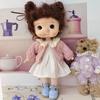 Handmade Doll Mini Cardigans Multicolored Lace Sweater for 1/11 1/12 Dolls/OB11 Dolls Doll