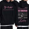 Ed Sheeran Play World Tour 2026 Bluza z Merchem Męska Damska Moda Hip Hop Bluza z Kapturem Męska Bawełniana Luźna Bluza z Kapturem