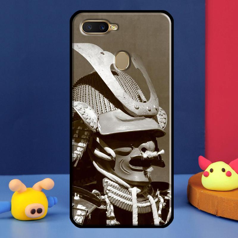 Japanese Samurai Case For Oppo A98 A78 A58 A15 A16 A17 A5 A9 A91 A52 A72 A76 A96 A74 A94 A54 S A57 A77 Cover