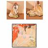 68*68cm 100% Mulberry Silk Scarf Luxury Printed Square Shawl Elegant Lightweight Soft Summer Fashion Accessory Women