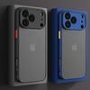 Luxury Translucent Armor Phone Case For iPhone 17 16 15 14 13 Pro Max Shockproof Bumper Cases For iPhone17 Pro Max Matte Cover