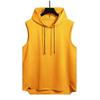 Canotta con Cappuccio Senza Maniche da Uomo Casual Vestibilità Larga Streetwear Gilet da Palestra