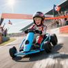 Electric Go-Kart for Kids 24 V Drift Mode 8 to 12 Years Blue