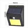 Triangular Solar Motion Sensor Wall Light