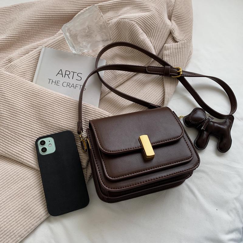 Bag Women's New Fashion Messenger Bag Casual Versatile Shoulder Small Square Bag