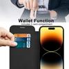 Luxury Plated Cases For Magsafe Magnetic Wireless Charging Case For iPhone 14 Plus 11 12 13 Pro Max Leather Flip Card Wallet Full Cover