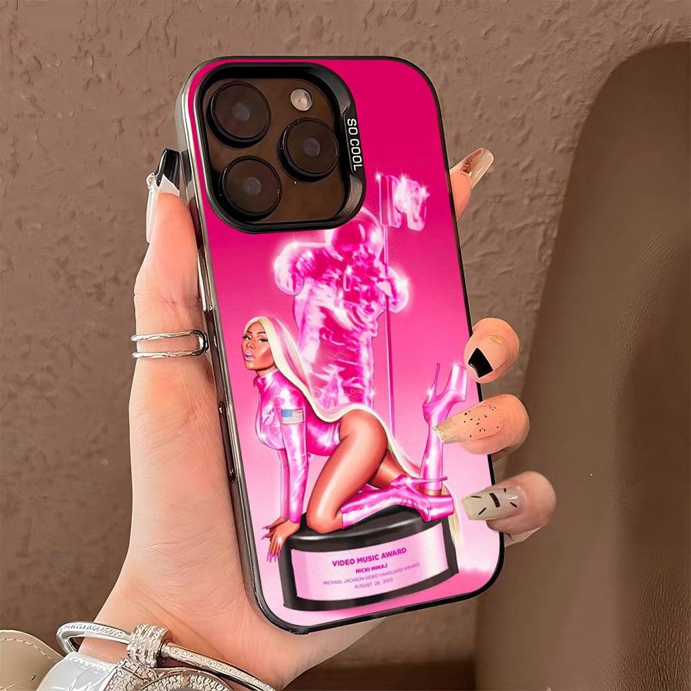 Nicki Minaj Rapper Phone Case For IPhone 16 15 14 13 12 11 Pro Max 17 Plus Colorful Cover