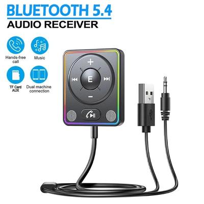 Bluetooth 5.4 Vysílač Přijímač 3,5mm Aux Audio Adaptér Stereo MP3 Přehrávač HIFI Audio Adaptér Pro PC TV Auto Domácí Reproduktor