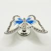 Set Of 2 Butterfly-Shaped Door Handles Hooks Suitable For Cabinets Drawers Wardrobes Bedside Tables Dressing Tables Easy And Convenient Installation