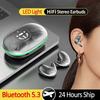 Auricolare wireless per sonno invisibile TWS Cuffie Bluetooth 5.3 Auricolari nascosti IPX5 Cuffie sportive con riduzione del rumore impermeabile