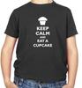Keep Calm And Eat A Cupcake Kids T-Shirt - Cake - Food - Bake - Baker - Baking