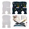 Book Holder , DIY Documents Rack Handmade Religious Supplies Crafting Chanting Bookshelf Epoxy Resin
