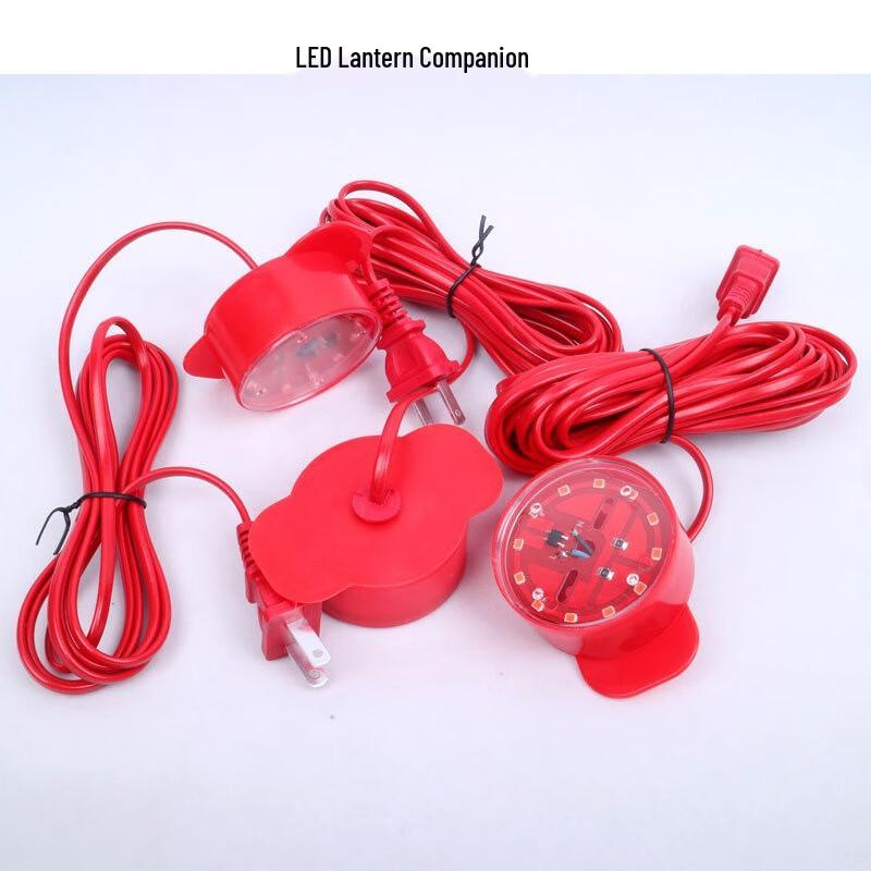 HEIXIE Large Red Flocking Decorative Lanterns