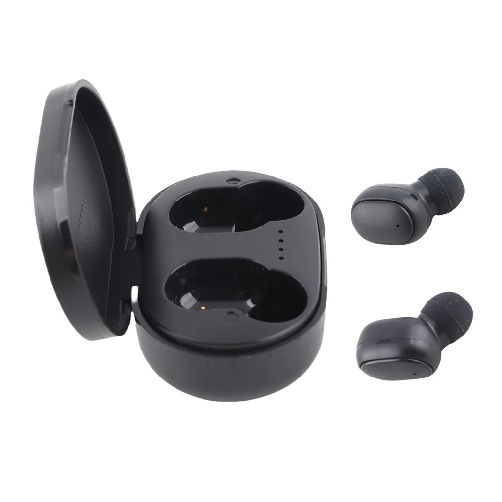 Bluetooth Earbuds Noise Cancelling Stereo Built In Mic Wireless Earphone with Charging Case for Smartphones Tablets