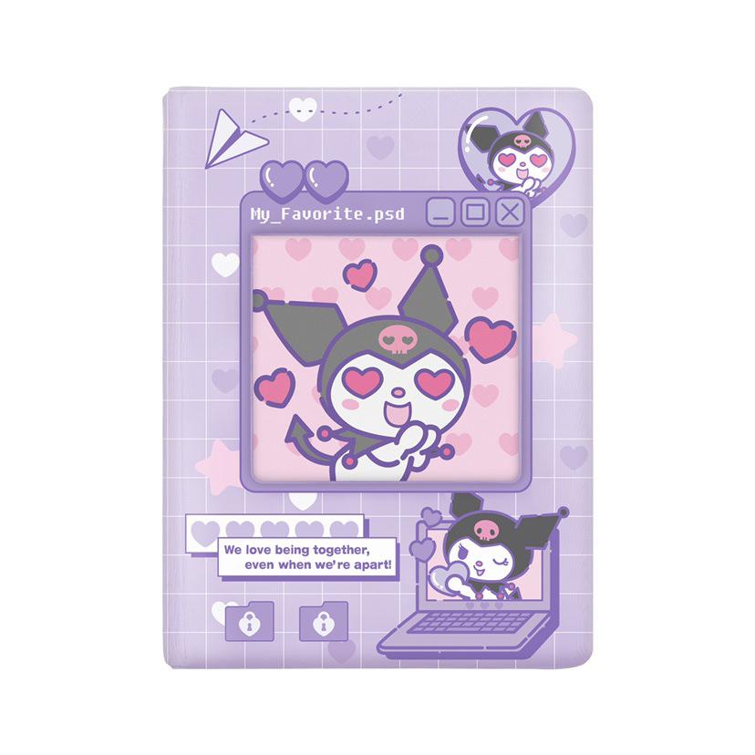 Korean Cute Sanrio Kuromi Card Holder & 3-inch Photo Album