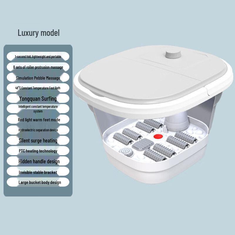 AIVEISI Electric Heated Foot Spa Massager