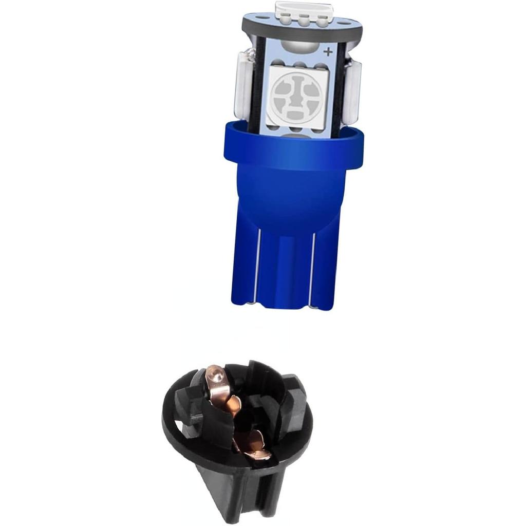 10Pack T10 194 168 LED Light Bulb PC194 PC195 PC160 PC161 PC168 Instrument Panel Gauge Cluster Dashboard Automotive Light Bulb Bright Blue