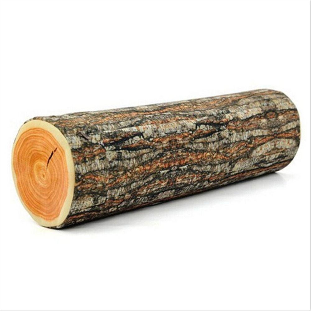 Tree Stump Stump Stuffed Doll Stump Shaped Plush Toys Woods Grain Plush Toy Decorative Pillows