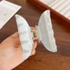 Korean Acrylic Hair Clip for Women Marble Texture Hair Claws Clips Trendy Girl Hairpin Korean Hair Accessories Headwear