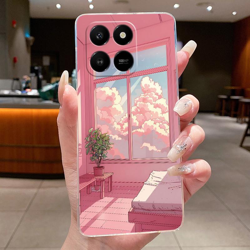 For Honor X7D Honor 400 Smart 4G 5G Luxury Dragon Cute Cool Boys Girls Soft silicone Phone Case Back Cover Transparent TPU Shell