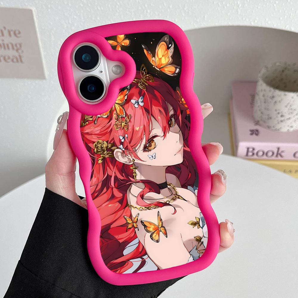 

HSR Himeko Wavy Edge TPU Mobile Phone Case for iPhone 17 16 15 14 13 12 11 Air Pro Max Plus Colorful Cover iPhone 12 Pro Max