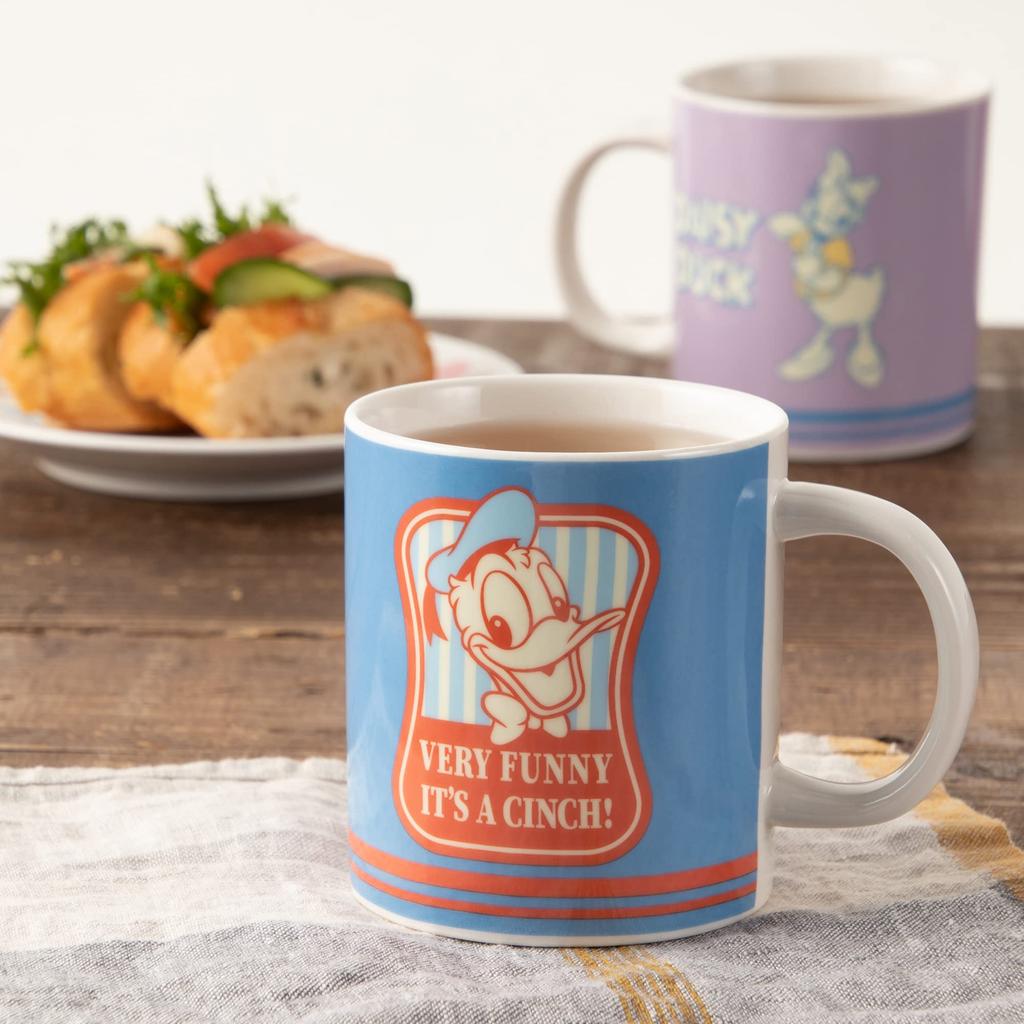 Sango Toki Disney Donald Duck Retro Pop Made in Mug, Approx. 350ml, Mug, Japan, 3305-03