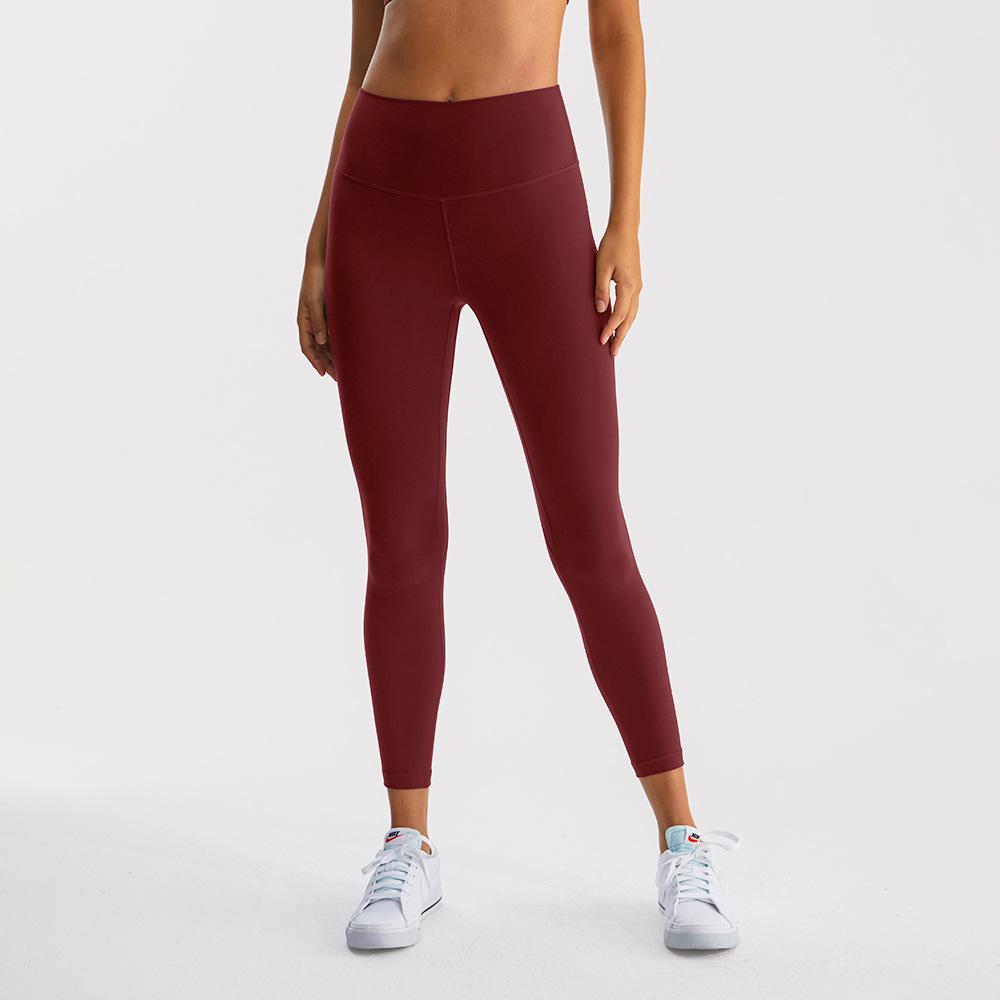 Neue High-Waist Yoga-Hose mit Nude-Gefühl: Damen-Leggings mit Hüftlift, Bauchkontrolle und Feuchtigkeitsableitung