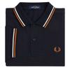 Fred Perry Mens Double Tipped Collar Polo Shirt