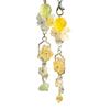 Floral Wind Chime Keychain Phone Charm Delicate Beads Safe Unique Handmade Phone Pendant For Daily Use