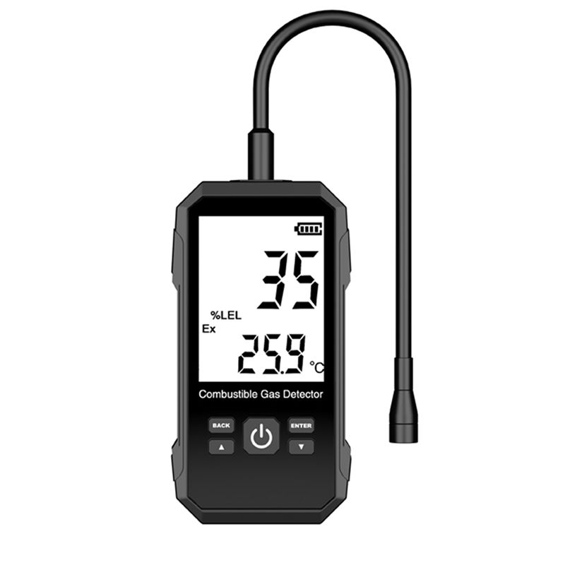 AEE4-Combustible Gas Propane CO Hexane Methane Leak Indicator Port Natural Gas Analyzer 0-100%LEL With Alarm чёрный