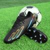 Seamless football shoes men's shoes flying knitting outdoor sports artificial grass training football shoes new futsal