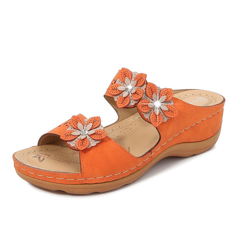 IELTS Run 2025 Casual Sandals Women, New Solid Color Thick-soled Round Head Women's Slippers, Sandals 2025